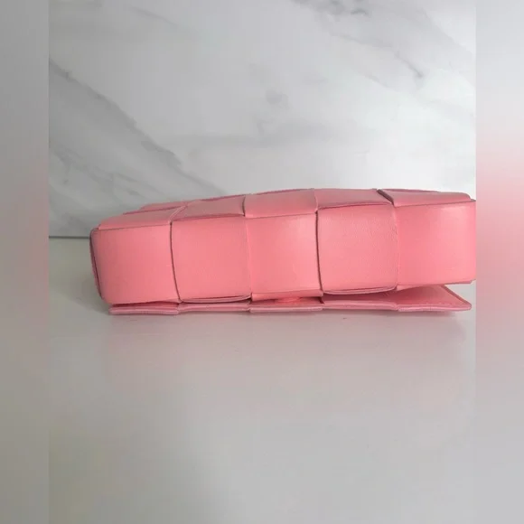 BOTTEGA VENETA Small Pink Cassette Crossbody Bag - Picture 6 of 9